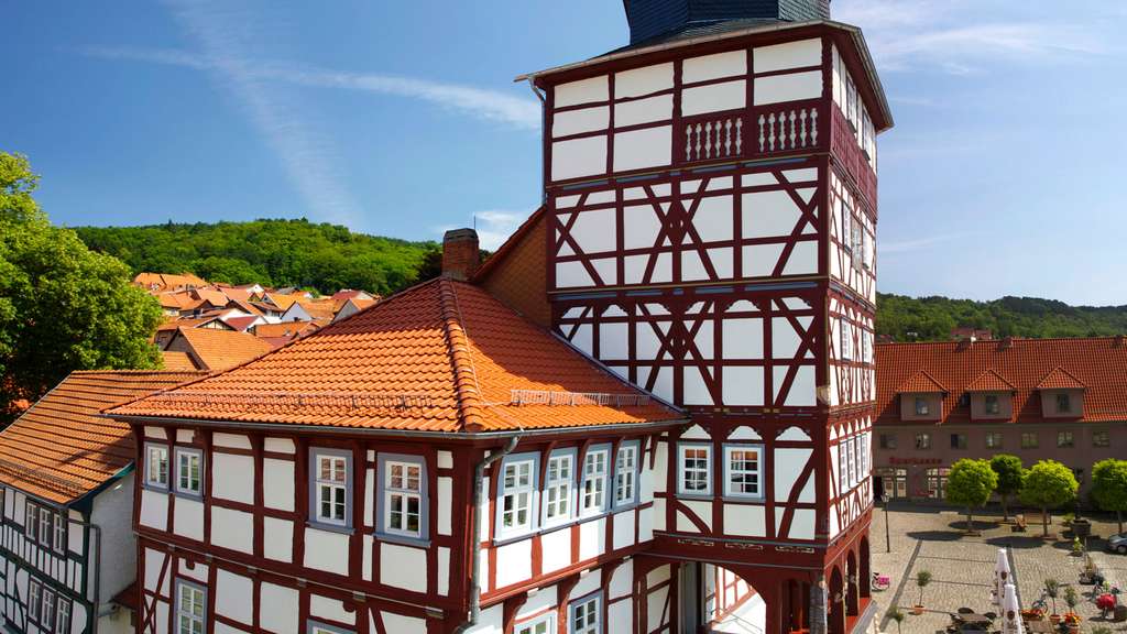 En Allemagne, un hôtel de ville typique des Rathaus En Allemagne, un hôtel de ville typique des Rathaus