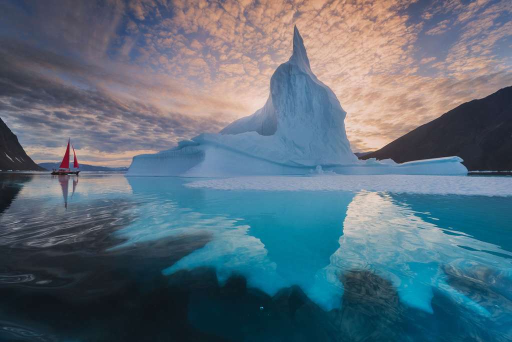 Le Groenland souffre du réchauffement climatique Le Groenland souffre du réchauffement climatique