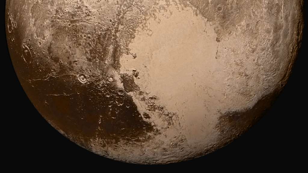 Les deux lobes du cœur de Pluton Les deux lobes du cœur de Pluton