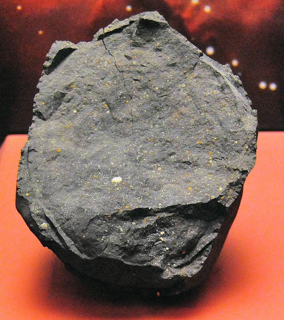 Un échantillon de la météorite de Murchison. © Wikipédia-Basilicofresco