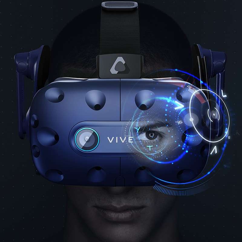 Le casque HTC Pro Eye intègre déjà le suivi des yeux depuis plusieurs années. © HTC