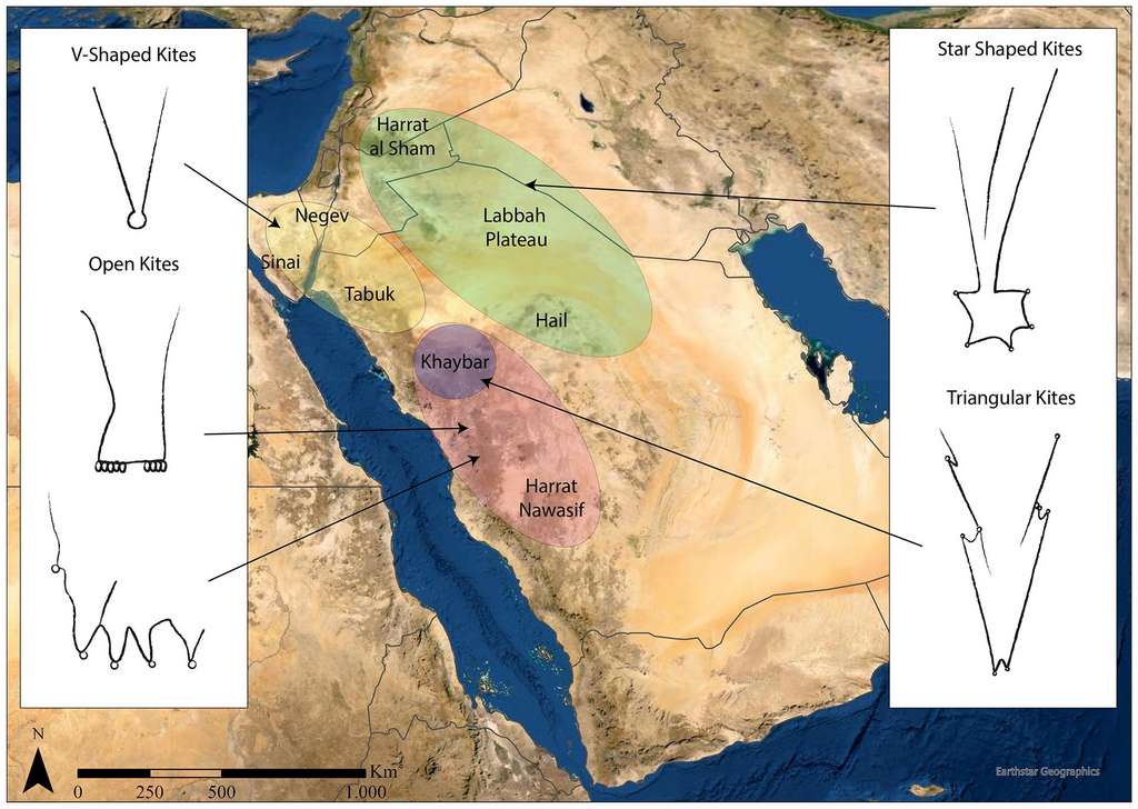 The distribution of the various forms of traps found in Southwest Asia.  © Michael Fradley, Francesca Simi, Maria Guagnin, Holocene