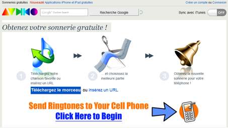 Certains sites proposent de télécharger des sonneries pour iPhone gratuitement. © DR