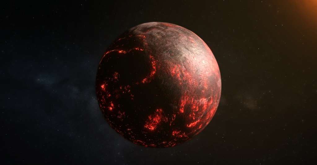 Les astronomes de l’université de Göttingen (Allemagne) estiment la température de Gliese 887 c à environ 70 °C. Peut-être un peu chaud pour abriter la vie… © Aicrovision, Adobe Stock
