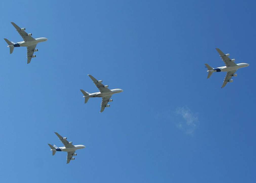 A380 : vol en formation inédit ! A380 : vol en formation inédit !
