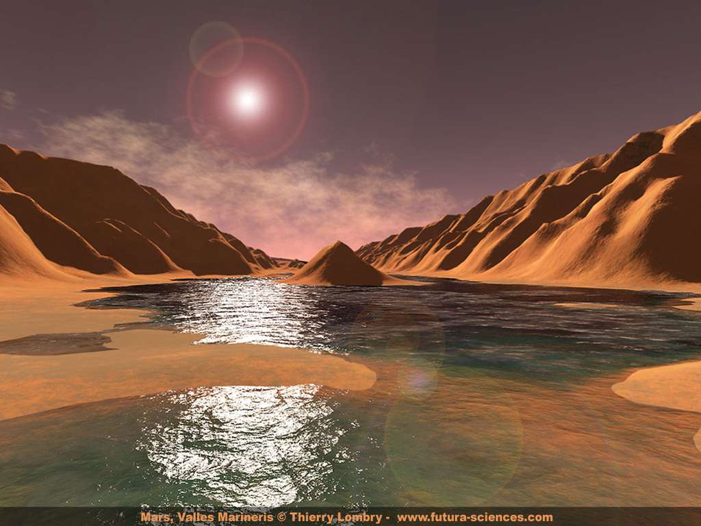 Mars, valles marineris Mars, valles marineris