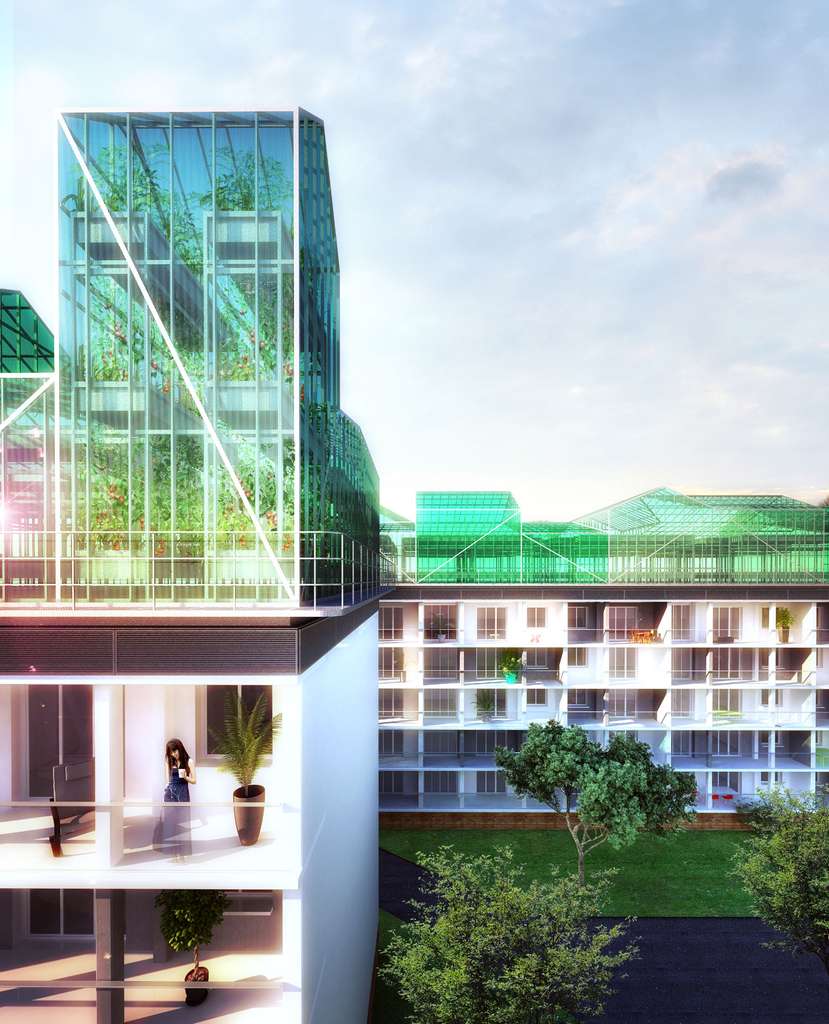 Projet de ferme et de logements à Romainville, en Seine-Saint-Denis Projet de ferme et de logements à Romainville, en Seine-Saint-Denis