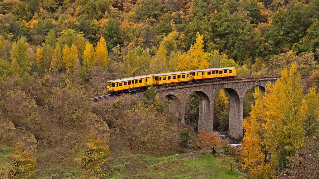 Le train jaune, une prouesse technique