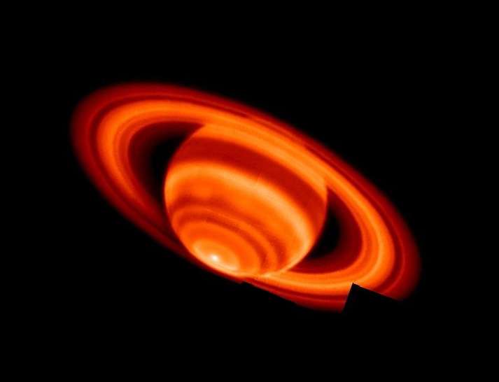 Le vortex polaire chaud de Saturne, un tourbillon au sud de la planète Le vortex polaire chaud de Saturne, un tourbillon au sud de la planète