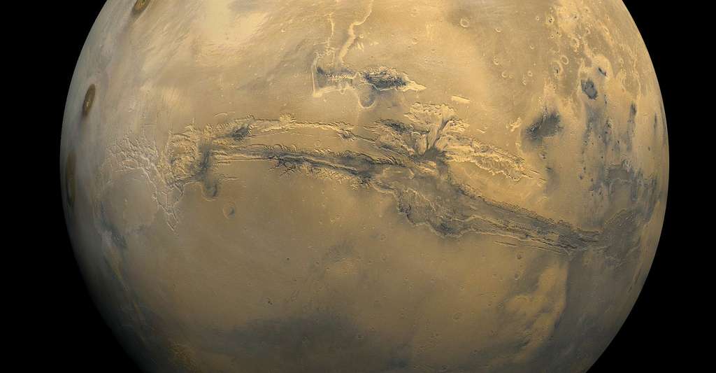 Vue de Mars Valles Marinetis. © NASA, DP