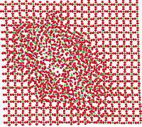 Quand une particule alpha éjectée d'un plutonium-239 heurte le réseau cristallin du zircon, ses effets sont dévastateurs… Crédit : Ian Farnan Quand une particule alpha éjectée d'un plutonium-239 heurte le réseau cristallin du zircon, ses effets sont dévastateurs… Crédit : Ian Farnan