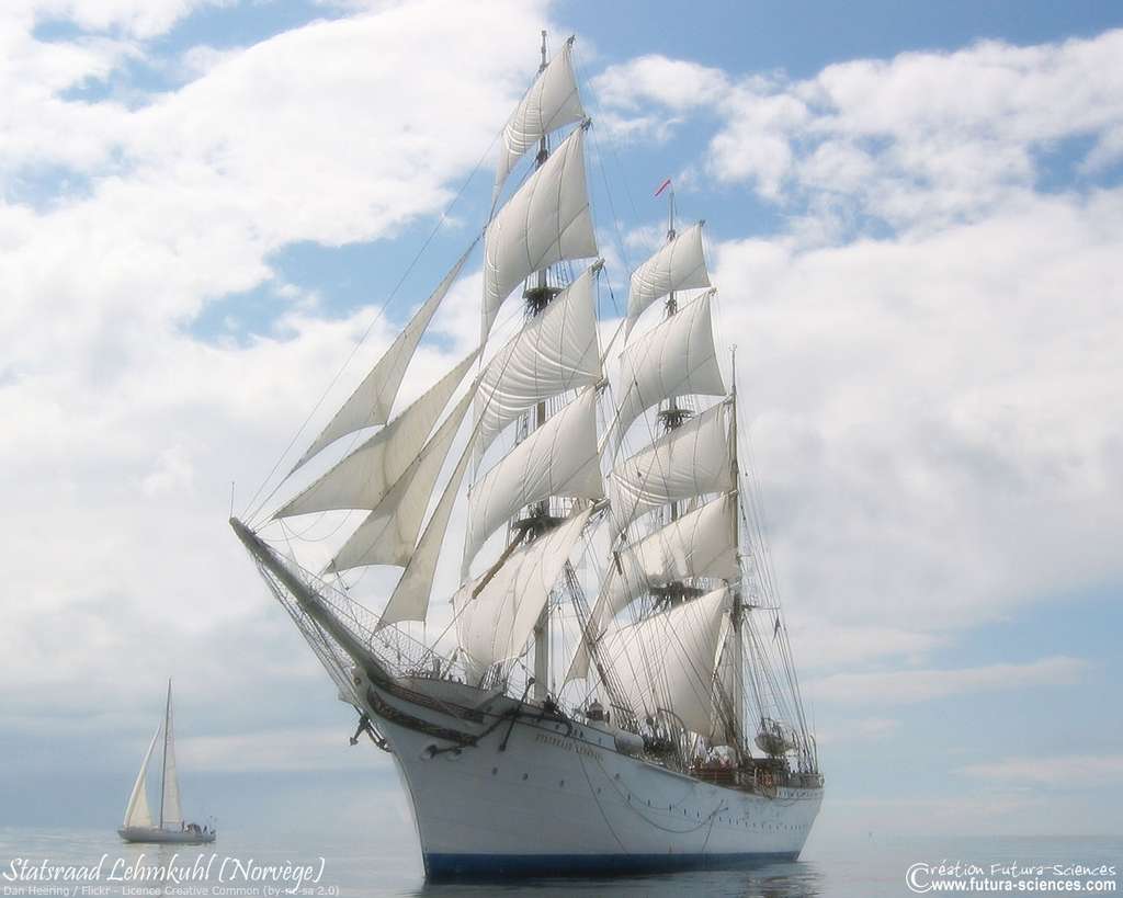 Le Statsraad Lehmkuhl, un bateau norvégien de 1914 Le Statsraad Lehmkuhl, un bateau norvégien de 1914
