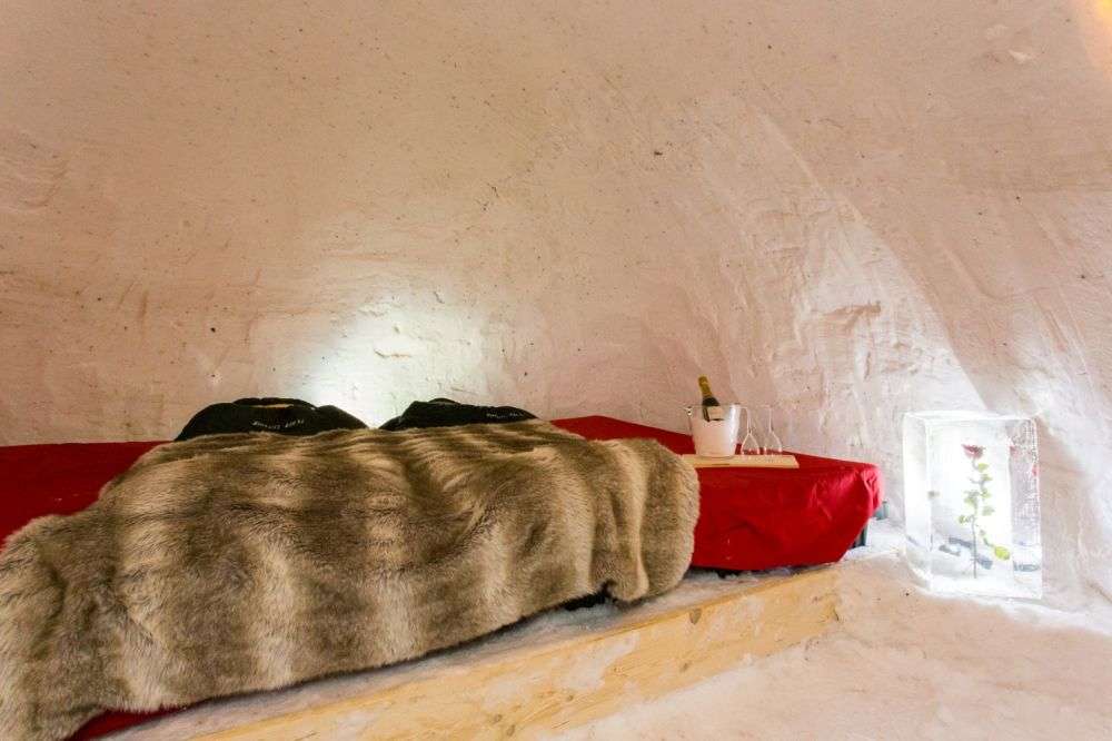 Au Black-Sheep, dormez dans un véritable igloo dans le massif alpin. © Blacksheep Villages Igloo