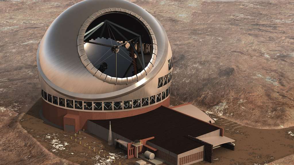Le télescope de trente mètres ou TMT Le télescope de trente mètres ou TMT