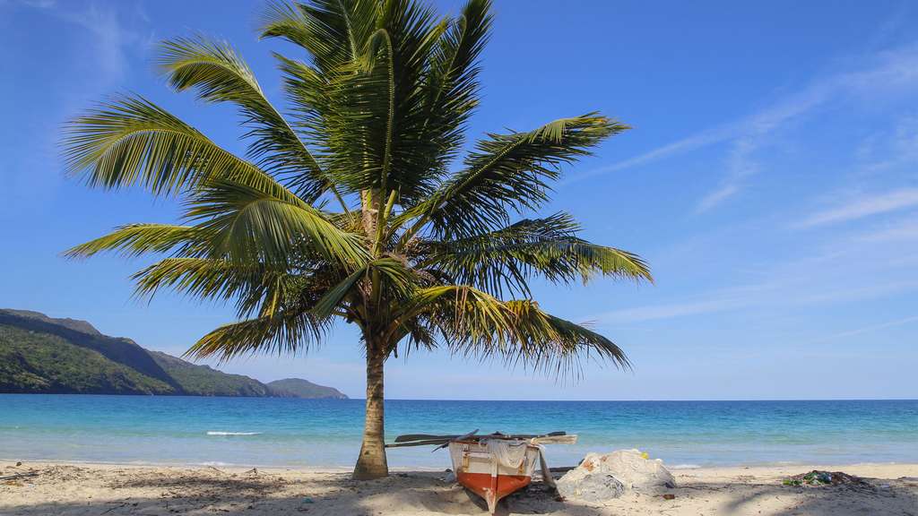 La Playa Rincon dans la péninsule de Samaná La Playa Rincon dans la péninsule de Samaná