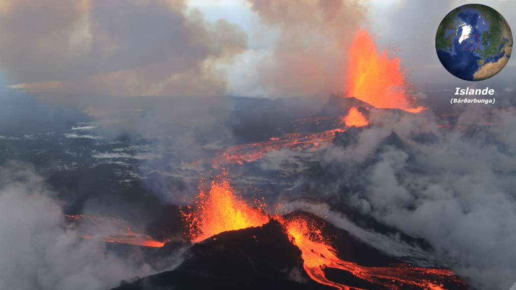 Le Bárðarbunga, sous une calotte glacière islandaise Le Bárðarbunga, sous une calotte glacière islandaise