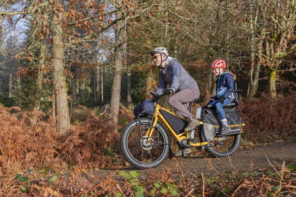 Ce vélo-cargo atypique Orox est un véritable engin tout-terrain. © Tern