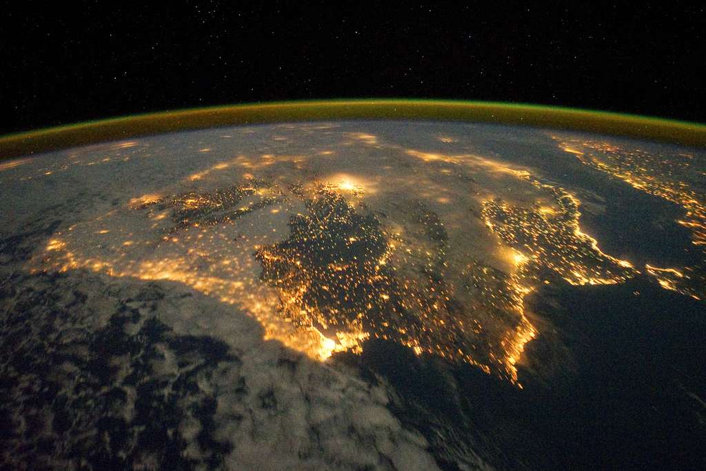 Les lumières ibériques vues depuis l’espace Les lumières ibériques vues depuis l’espace