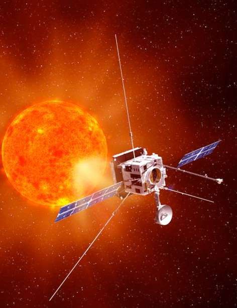 Solar Orbiter se rapprochera de la surface du Soleil à une distance inférieure à 60 fois le rayon solaire. Pour se protéger de la chaleur et du rayonnement, cette sonde utilisera de nombreuses technologies développées pour la mission Bepi Colombo autour de Mercure. © Esa