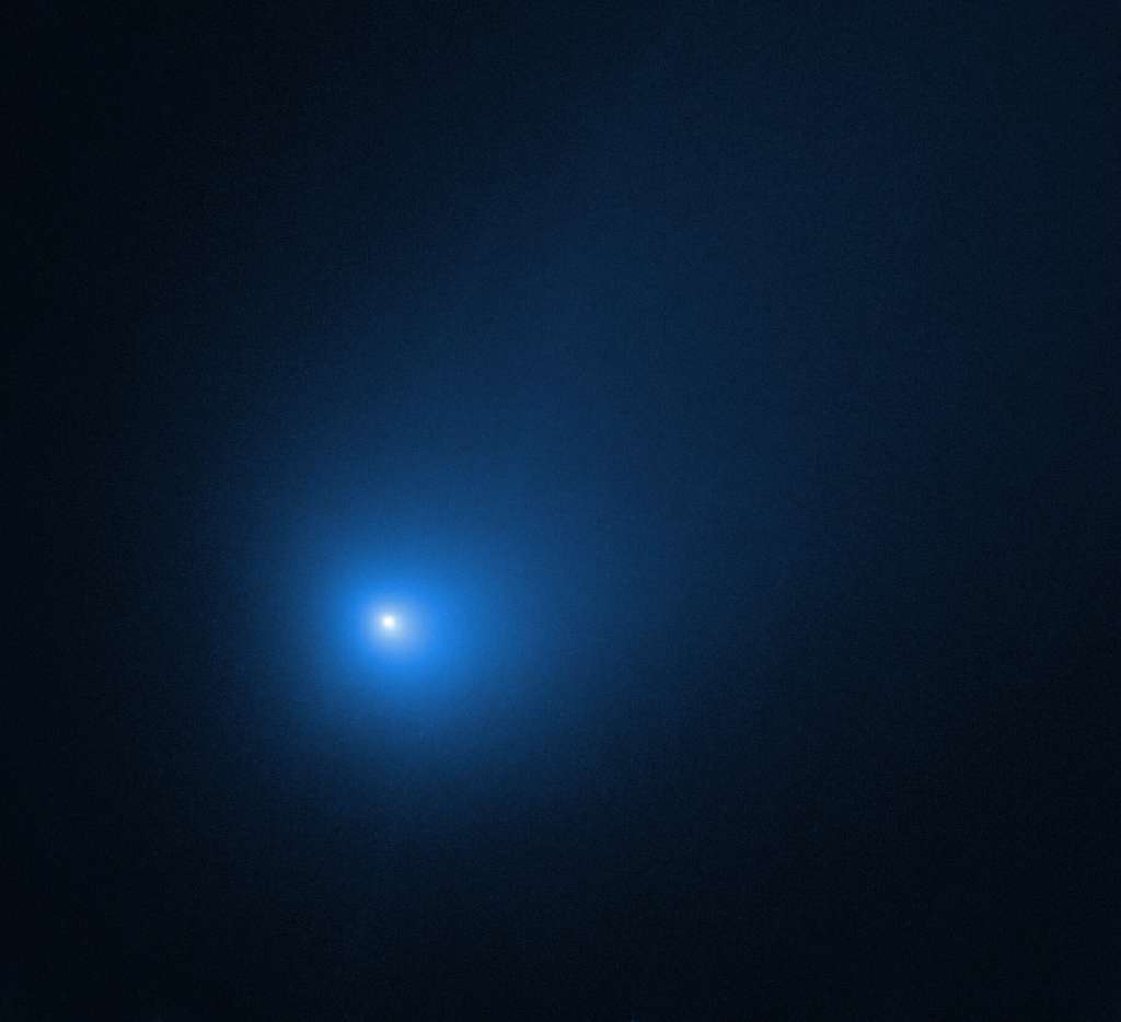 2I/Borisov photographiée par Hubble début décembre 2019 au moment du périhélie. © Nasa, ESA, D. Jewitt (Ucla)