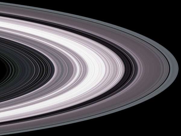 Les anneaux de Saturne révélés par la mission Cassini-Huygens