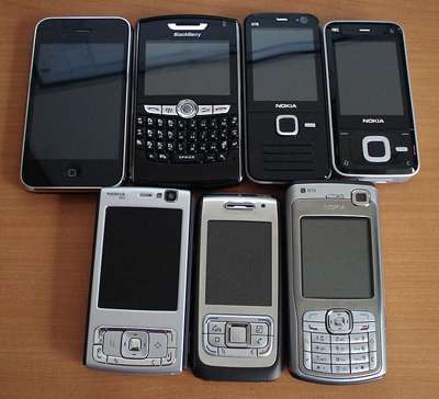 Différents smartphones. © ALT1040, CC by-sa 2.0