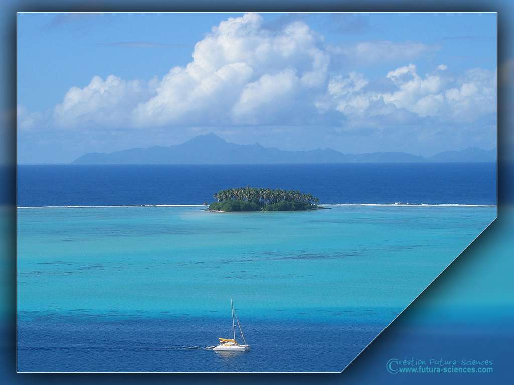 Lagon et sable blanc Lagon et sable blanc