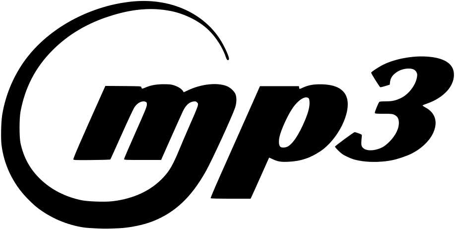 Logo officiel du format MP3. © Wikimedia Commons, Domaine public