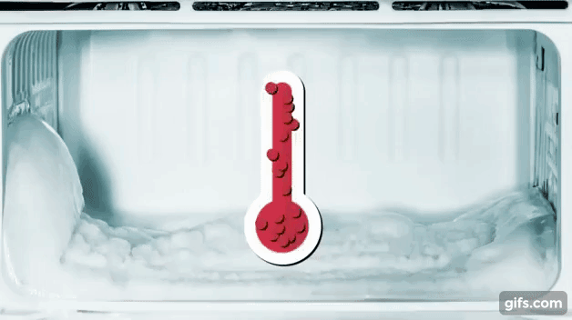 Lorsque deux milieux de température différentes sont mis en contact, il se produit un transfert de chaleur pour tendre vers l’équilibre thermique. © Futura, d’après Reactions, YouTube, Gifs.com