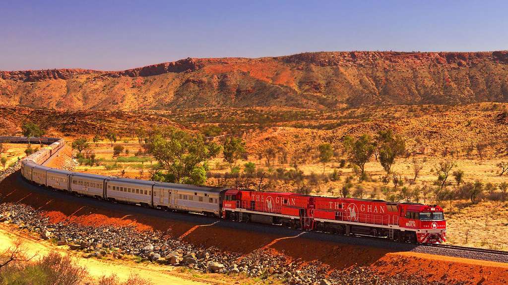 Le Ghan pour traverser l'Australie de haut en bas Le Ghan pour traverser l'Australie de haut en bas