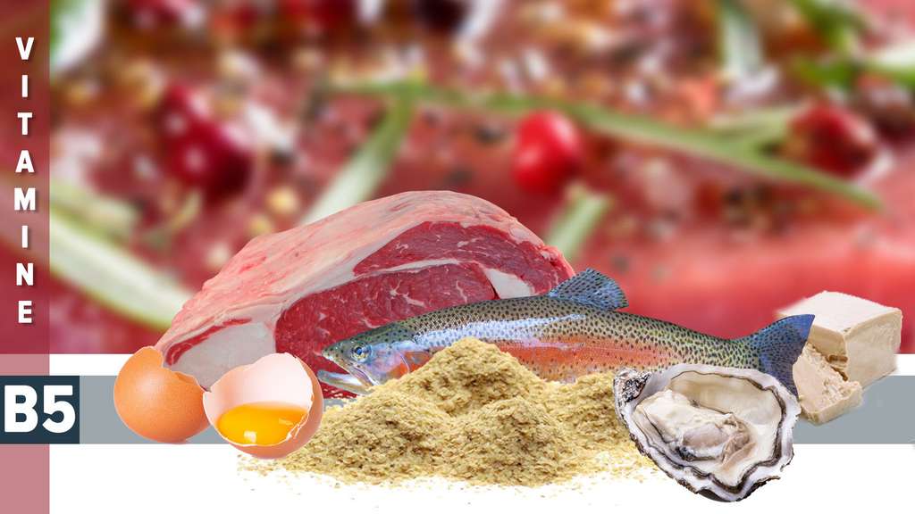 La vitamine B5, présente dans les œufs et le poisson La vitamine B5, présente dans les œufs et le poisson