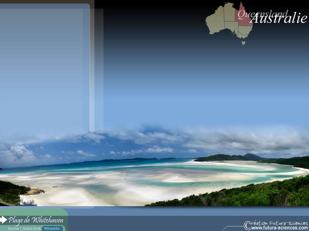 Plage de Whitehaven Australie Plage de Whitehaven Australie