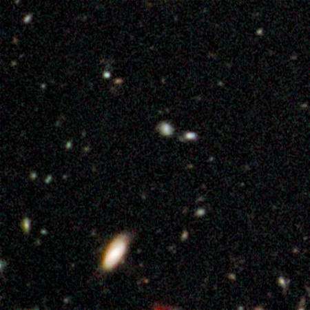 Cliquer pour agrandir. Un autre zoom sur une partie du HUDF montrant les plus anciennes galaxies connues (voir la dernière image en fin d'article). Crédit : Nasa-Esa