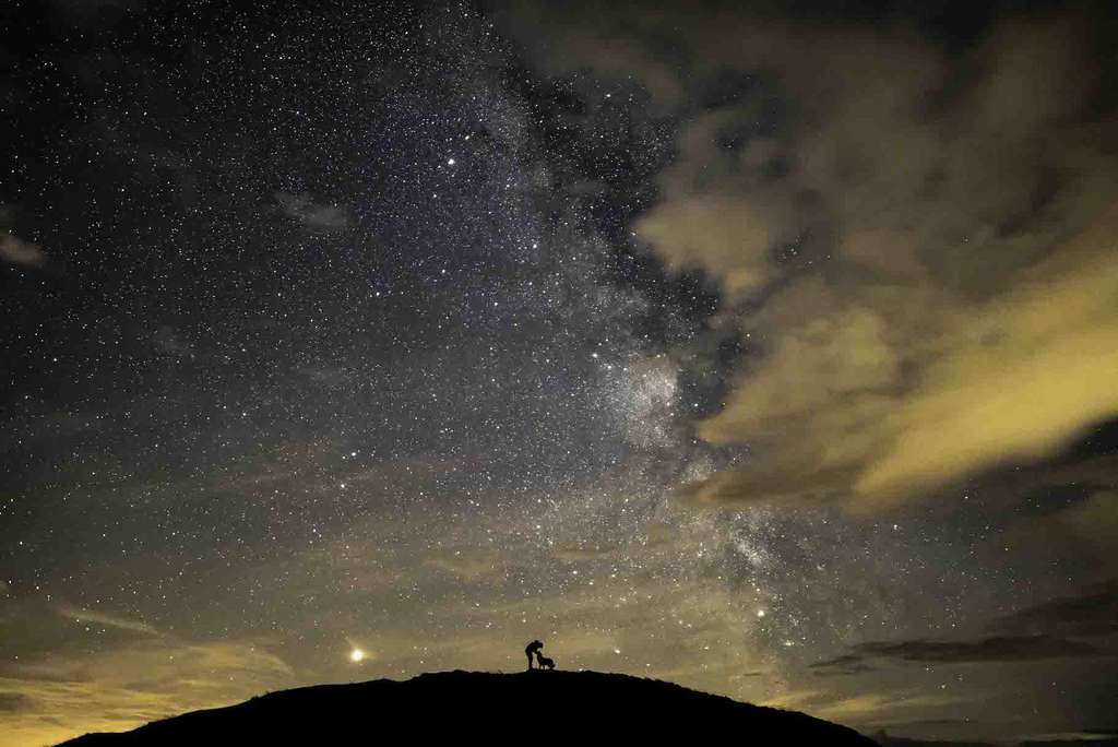 Photo Space Art Maison Encadrée Imprimer étoile Filante Dans