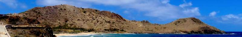Vue du chevauchement de la pointe Toiny. Cet affleurement clé a permis de dater une phase compressive régionale, responsable d'une émersion, qui a permis des migrations entre les Grandes Antilles et le nord des Petites Antilles. © Mélody Philippon Vue du chevauchement de la pointe Toiny. Cet affleurement clé a permis de dater une phase compressive régionale, responsable d'une émersion, qui a permis des migrations entre les Grandes Antilles et le nord des Petites Antilles. © Mélody Philippon