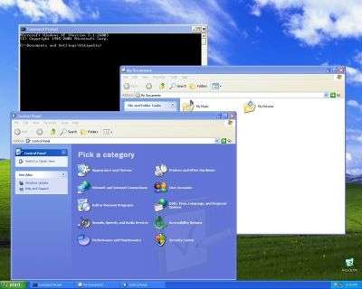 Windows XP montre de réelles améliorations par rapport à Windows 98. Quand apparaîtra Vista, nombreux seront ceux, même parmi les entreprises, à chercher conserver cette version... © Microsoft