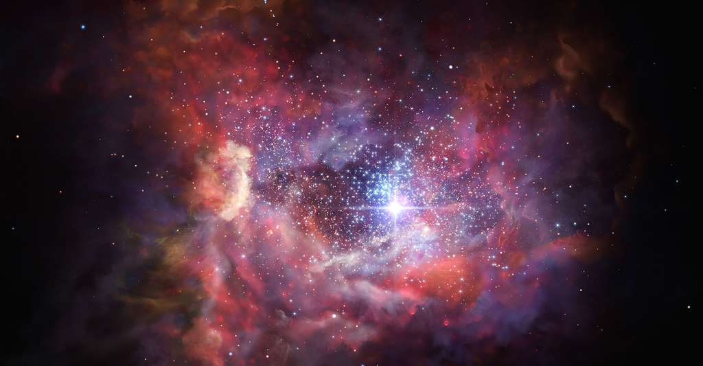 La jeune galaxie A2744 YD4. © ESO/M. Kornmesser, CC BY 4.0