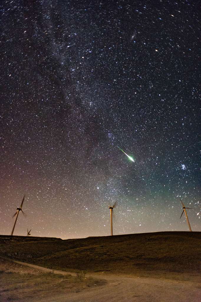 Photo Un Bolide Dans Le Ciel De Grèce