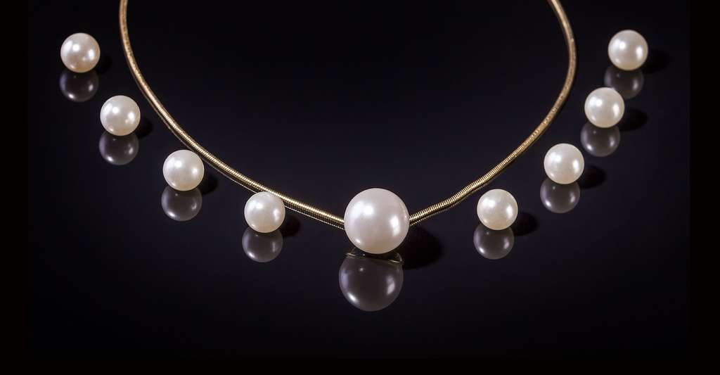 Comment évaluer la qualité des perles de Tahiti ? Ici, un collier de perles. © Manaemedia, Shutterstock