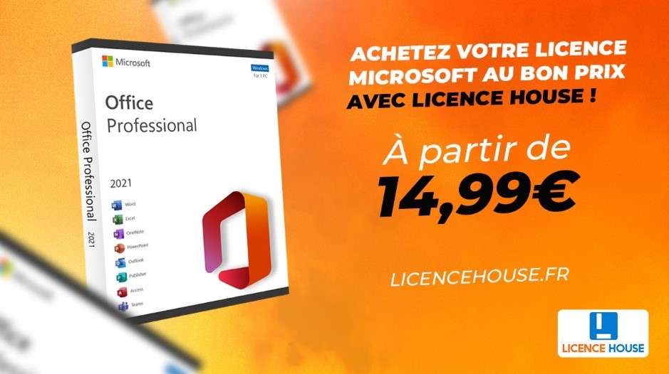 Licence House, un revendeur français avec des licences à bas prix © Microsoft