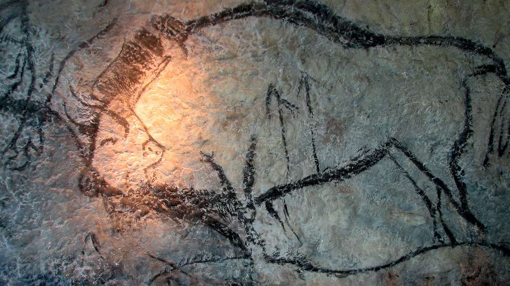 La grotte de Niaux et ses peintures pariétales, en Ariège La grotte de Niaux et ses peintures pariétales, en Ariège
