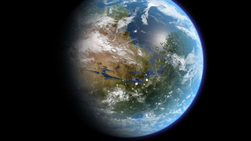 Mars terraformée Mars terraformée