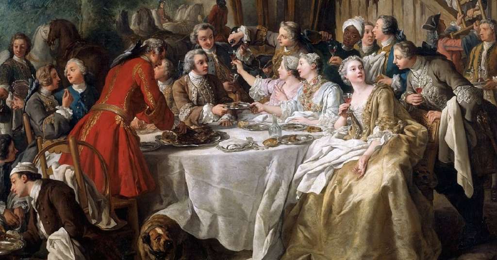 « Le déjeuner de chasse » par Jean-François de Troy en 1737. Musée du Louvre, Paris. © RMN-Grand Palais (musée du Louvre), Frank Raux