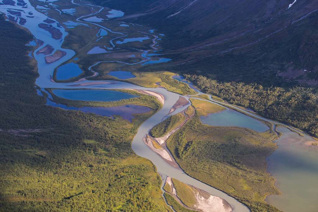 Les rivières participent très activement à l'abrasion des montagnes. © Florian Konrad, imaggeo.egu.eu 