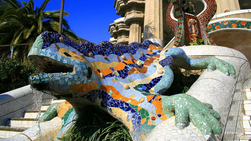 La mythique salamandre du parc Güell La mythique salamandre du parc Güell