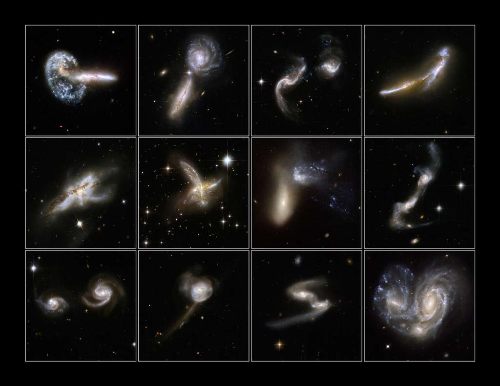 Photos de galaxies en collisions Photos de galaxies en collisions