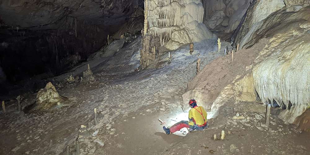 L'étude des stalagmites dans une cave en Turquie a montré que le climat pouvait basculer en l'espace de quelques années seulement. © University of Basel, Dominik Fleitmann