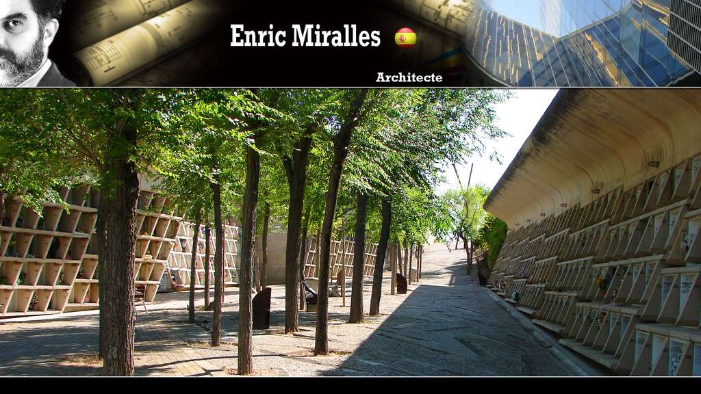 Le cimetière d’Igualada (Enric Miralles) Le cimetière d’Igualada (Enric Miralles)