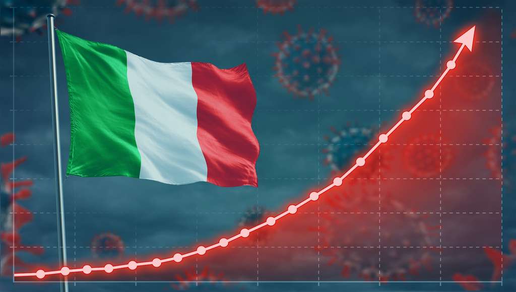 De silencieuse et asymptomatique en septembre 2019, l’épidémie de coronavirus s’est transformée en meurtrière et exponentielle au mois de mars 2020 en Italie et en Europe. © Feydzhet Shabanov, Adobe Stock