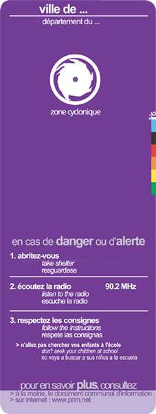Prévention du risque cyclonique. © DR Prévention du risque cyclonique. © DR